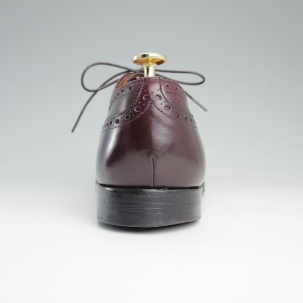 ★チャーチ UK8.5程度/95D【旧チャーチ★73ラスト/3都市ロゴ/ディプロマット似寄モデル】セミブローグ/カーフ/赤茶/メンズ/Church's★e121