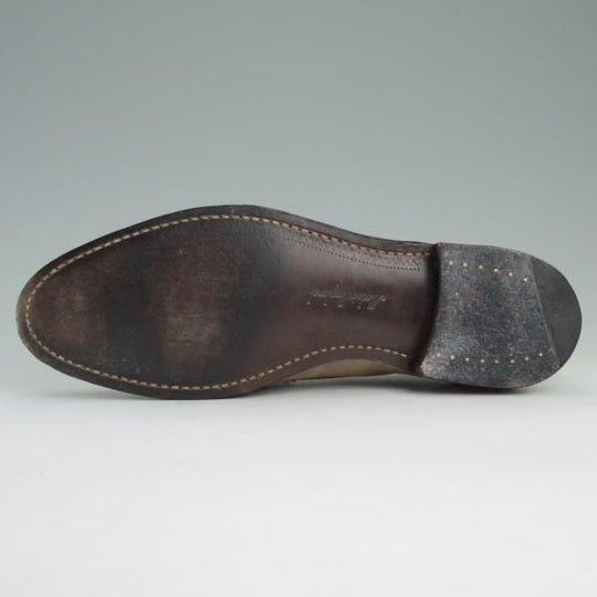 美品★(英)チーニー(レディース) SIZE 4.5【★コインローファー/23921ラスト】スエード/薄茶/CHEANEY★e123