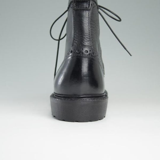 美品★(米)アレンエドモンズ 9D【★プレーントゥブーツ】シボ革/黒/メンズ/ALLEN EDMONDS★e125