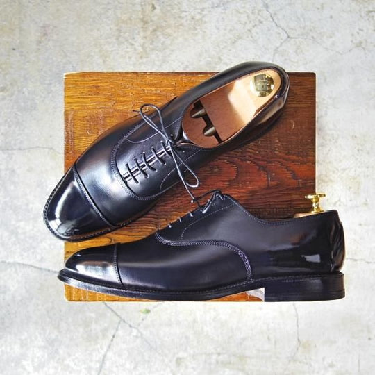 極美品★(米)アレンエドモンズ 7.5D【定価￥74,520-★パークアベニュー/Park Avenue】ストレートチップ/カーフ/黒/ALLEN EDMONDS★e127