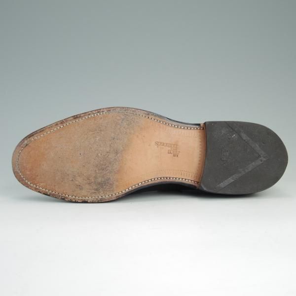 極美品★(米)アレンエドモンズ 7.5D【定価￥74,520-★パークアベニュー/Park Avenue】ストレートチップ/カーフ/黒/ALLEN EDMONDS★e127
