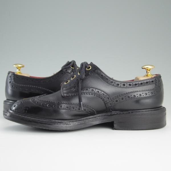 ★トリッカーズ SIZE 5.5【貴重★トレーディングポスト別注/BOURTON/バートン】M5633/ダイナイトソール/カーフ/黒/メンズ/Tricker's★e139
