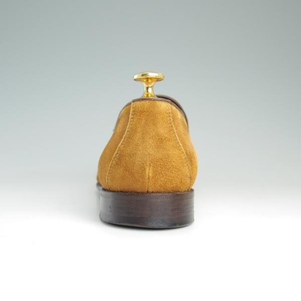 極上★(伊)ALMAS/アルマス SIZE 41【★トレーディングポスト別注/Trading Post】タッセルローファー/スエード/茶/メンズ★e141