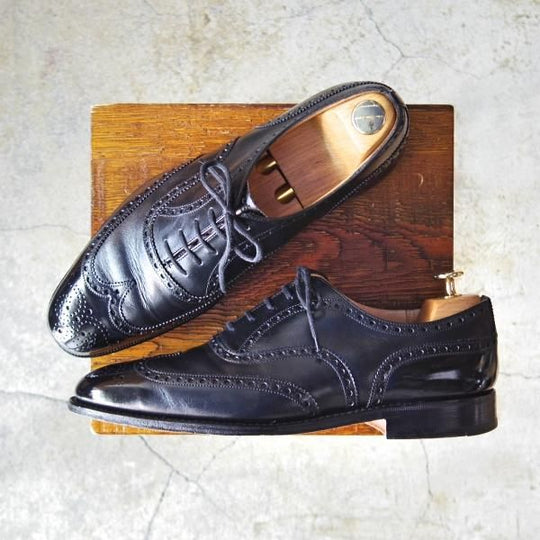 極上★チャーチ 80F/UK8【定価￥95,040-★チェットウィンド/CHETWYND】173ラスト/4都市ロゴ/フルブローグ/カーフ/メンズ/Church's★e144