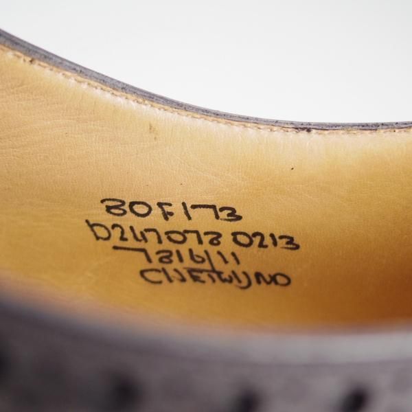 極上★チャーチ 80F/UK8【定価￥95,040-★チェットウィンド/CHETWYND】173ラスト/4都市ロゴ/フルブローグ/カーフ/メンズ/Church's★e144