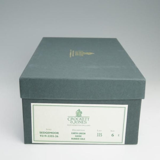 極美品★クロケット&ジョーンズ 6E【ダイナイトソール仕様★SEDGEMOOR/335ラスト】プレーントゥ/スエード/メンズ/Crockett&Jones★e147
