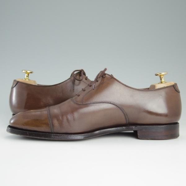 美品★クロケット&ジョーンズ 7E【定価￥96,120-★オードリー/AUDLEY】ハンドグレードライン/337ラスト/茶/メンズ/Crockett&Jones★e148