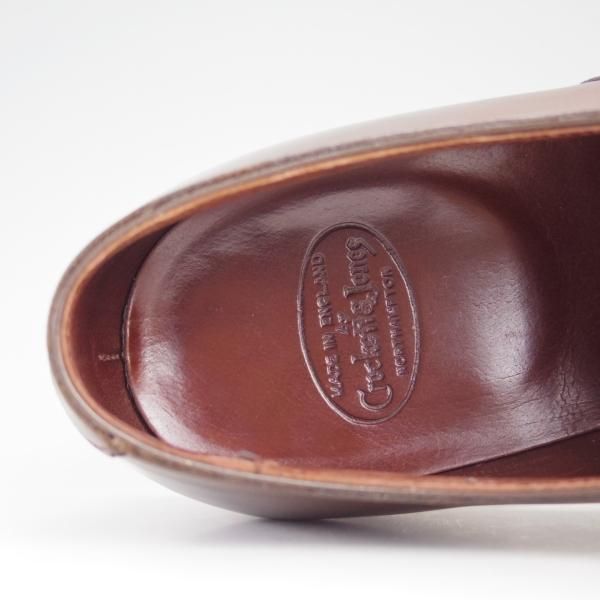 美品★クロケット&ジョーンズ 7E【定価￥96,120-★オードリー/AUDLEY】ハンドグレードライン/337ラスト/茶/メンズ/Crockett&Jones★e148