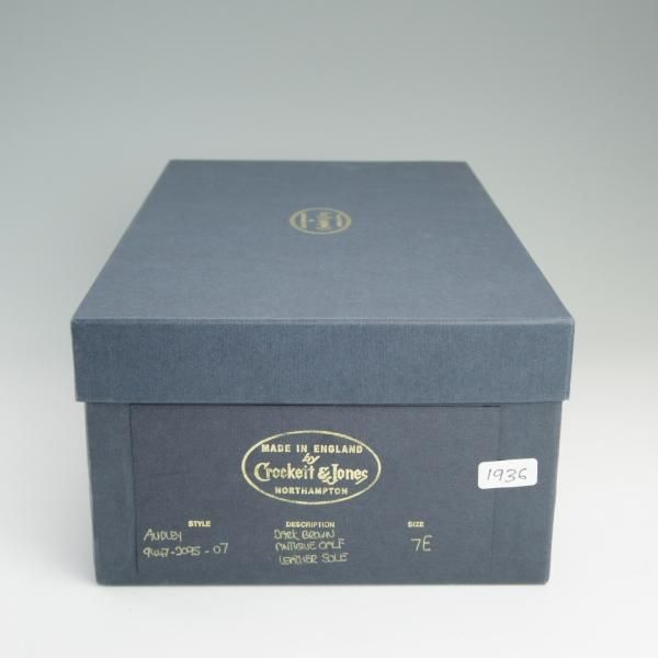 美品★クロケット&ジョーンズ 7E【定価￥96,120-★オードリー/AUDLEY】ハンドグレードライン/337ラスト/茶/メンズ/Crockett&Jones★e148
