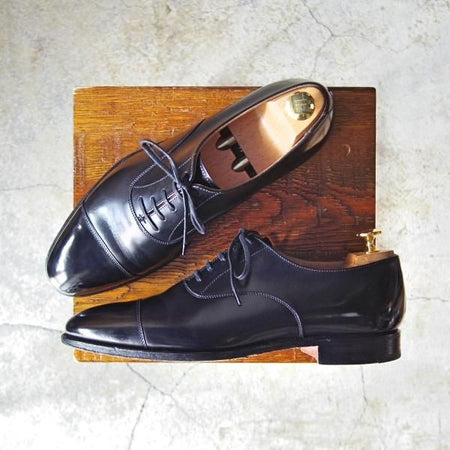 美品★クロケット&ジョーンズ 7E【定価￥82,080-★SHIPS別注/ストレートチップ】RADSTOCK/341ラスト/黒/シップス/Crockett&Jones★e156