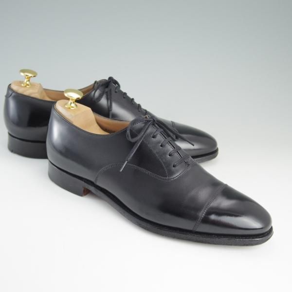 美品★クロケット&ジョーンズ 7E【定価￥82,080-★SHIPS別注/ストレートチップ】RADSTOCK/341ラスト/黒/シップス/Crockett&Jones★e156