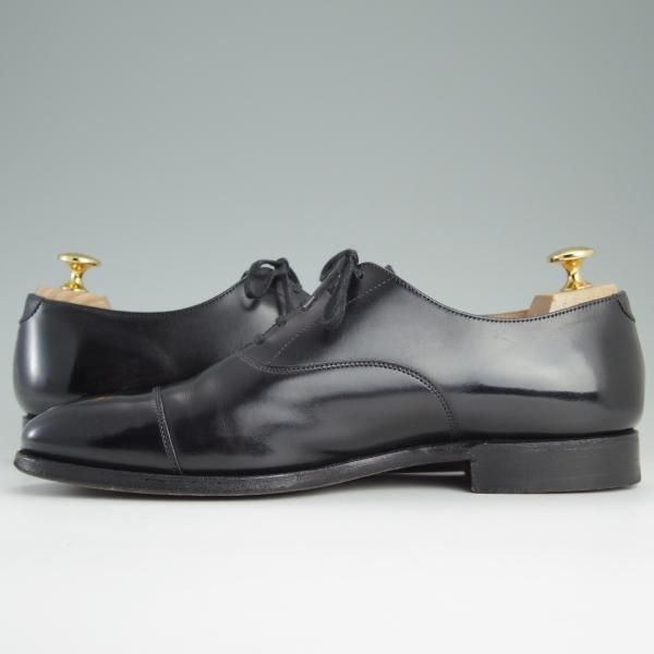 美品★クロケット&ジョーンズ 7E【定価￥82,080-★SHIPS別注/ストレートチップ】RADSTOCK/341ラスト/黒/シップス/Crockett&Jones★e156