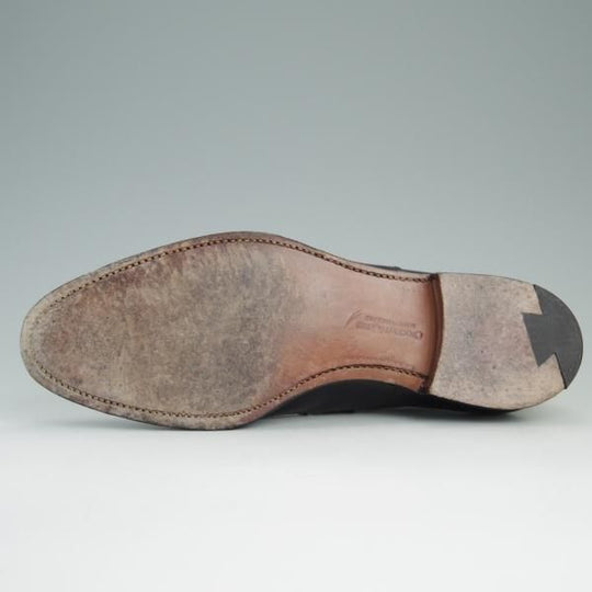 美品★クロケット&ジョーンズ 7E【定価￥82,080-★SHIPS別注/ストレートチップ】RADSTOCK/341ラスト/黒/シップス/Crockett&Jones★e156