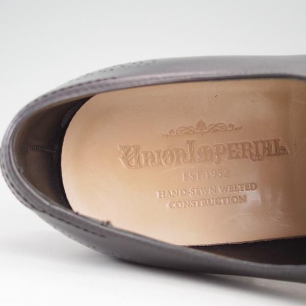 極上★ユニオンインペリアル 6.5EE【定価￥51,840-★ハンドソーンウェルテッド製法】U1540/ホールカット/カーフ/黒/Union Imperial★e159