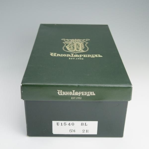 極上★ユニオンインペリアル 6.5EE【定価￥51,840-★ハンドソーンウェルテッド製法】U1540/ホールカット/カーフ/黒/Union Imperial★e159
