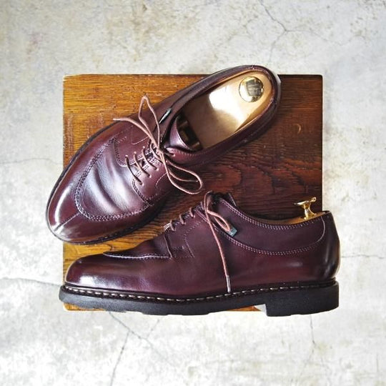 極上★パラブーツ SIZE 5.5【定価￥70,200-★アヴィニョン/AVIGNON】カフェ/CAFE/グリフソール/Uチップ/リスレザー/Paraboot★e160