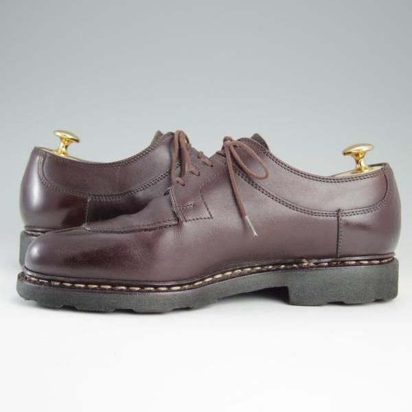 極上★パラブーツ SIZE 5.5【定価￥70,200-★アヴィニョン/AVIGNON】カフェ/CAFE/グリフソール/Uチップ/リスレザー/Paraboot★e160