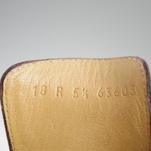 極上★パラブーツ SIZE 5.5【定価￥70,200-★アヴィニョン/AVIGNON】カフェ/CAFE/グリフソール/Uチップ/リスレザー/Paraboot★e160