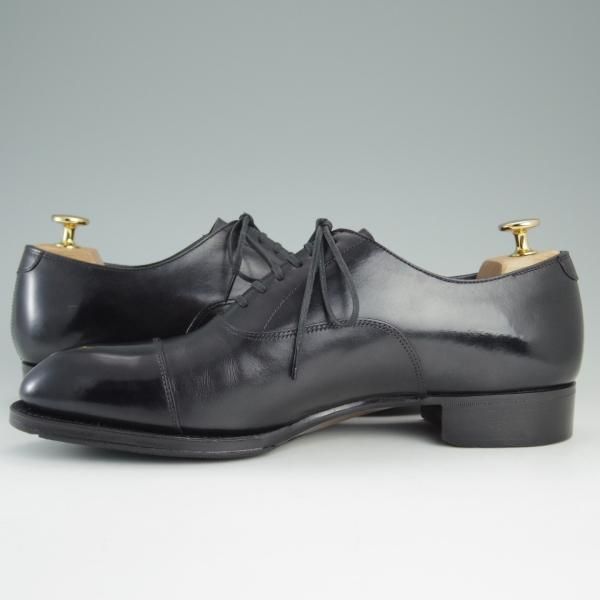 美品★シェットランドフォックス SIZE 7.5【定価￥64,800-★ケンジントンシリーズ/3013SF】ストレートチップ/黒/Shetlandfox★e161