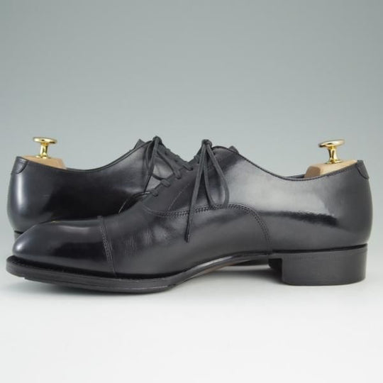 美品★シェットランドフォックス SIZE 7.5【定価￥64,800-★ケンジントンシリーズ/3013SF】ストレートチップ/黒/Shetlandfox★e161