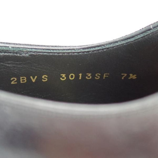 美品★シェットランドフォックス SIZE 7.5【定価￥64,800-★ケンジントンシリーズ/3013SF】ストレートチップ/黒/Shetlandfox★e161