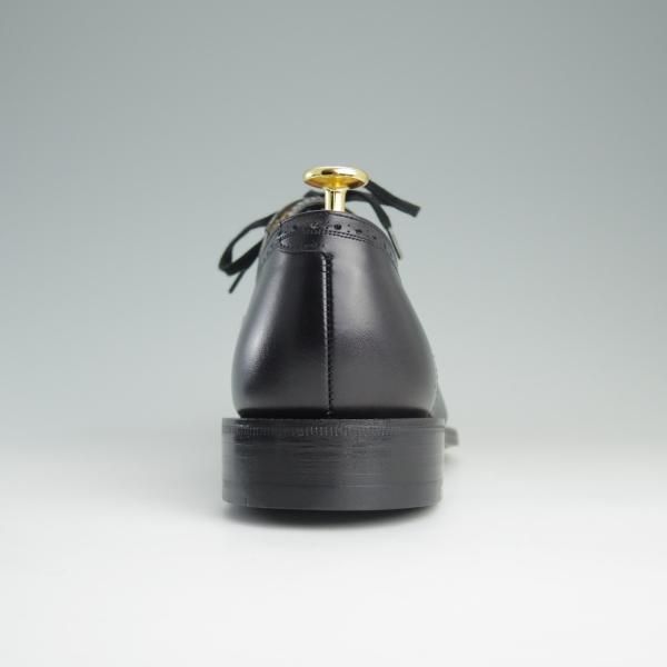 未使用★チャーチ 80F/UK8【最上級★ロイヤルコレクション/002ラスト】EDWARD/4都市ロゴ/セミブローグ/カーフ/黒/メンズ/Church's★e162