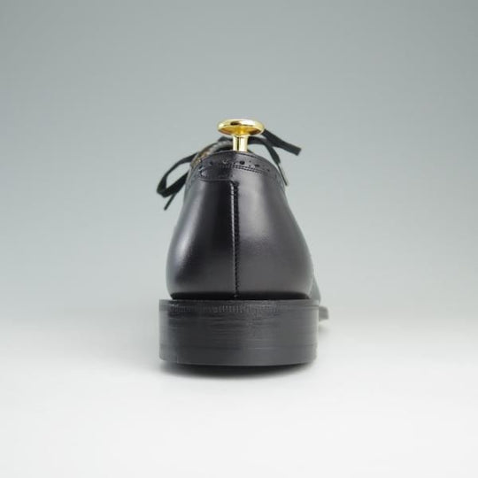 未使用★チャーチ 80F/UK8【最上級★ロイヤルコレクション/002ラスト】EDWARD/4都市ロゴ/セミブローグ/カーフ/黒/メンズ/Church's★e162