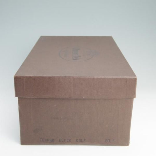 未使用★チャーチ 80F/UK8【最上級★ロイヤルコレクション/002ラスト】EDWARD/4都市ロゴ/セミブローグ/カーフ/黒/メンズ/Church's★e162