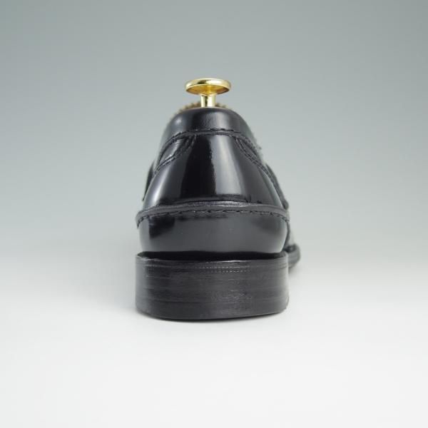 極上★チャーチ 80G/UK8【★ポリッシュドバインダーカーフ/Tiverton】126ラスト/タッセルローファー/4都市ロゴ/黒/メンズ/Church's★e163