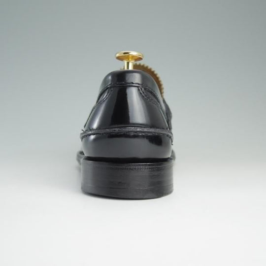 極上★チャーチ 80G/UK8【★ポリッシュドバインダーカーフ/Tiverton】126ラスト/タッセルローファー/4都市ロゴ/黒/メンズ/Church's★e163