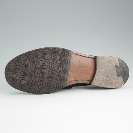 極上★チャーチ 80G/UK8【★ポリッシュドバインダーカーフ/Tiverton】126ラスト/タッセルローファー/4都市ロゴ/黒/メンズ/Church's★e163