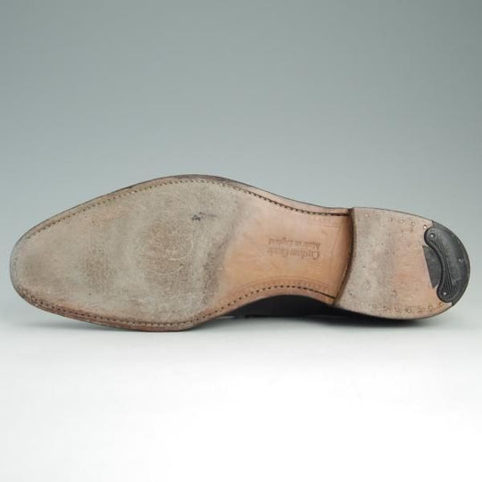 極上★チャーチ 85F/UK8.5【★ストレートチップ/136ラスト/DUBAI】5都市ロゴ/カーフ/黒/メンズ/Church's★e164