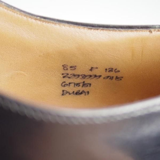 極上★チャーチ 85F/UK8.5【★ストレートチップ/136ラスト/DUBAI】5都市ロゴ/カーフ/黒/メンズ/Church's★e164