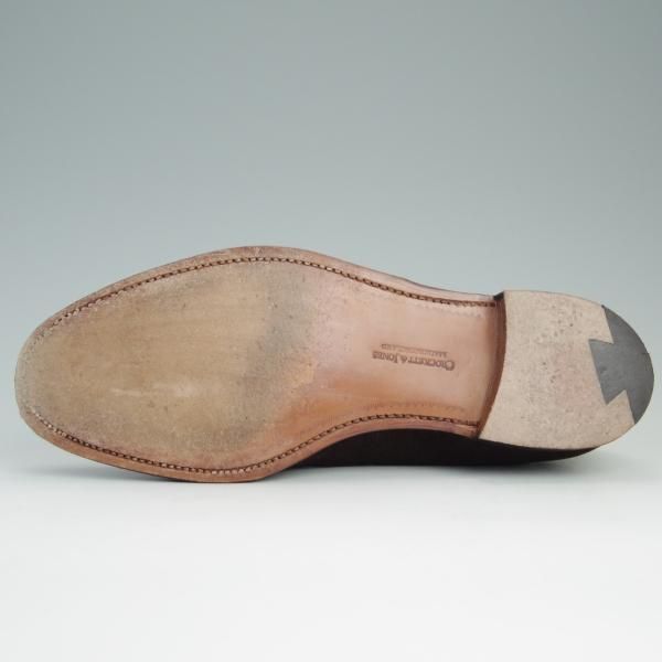 美品★クロケット&ジョーンズ 6.5E【★キャベンディッシュ2/CAVENDISH 2】325ラスト/タッセルローファー/スエード/Crockett&Jones★e165