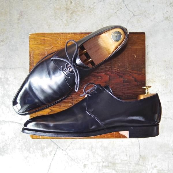 極上★クロケット&ジョーンズ 8E【定価￥85,320-★HIGHBURY/ハイバリー】348ラスト/Vフロント/黒/メンズ/Crockett&Jones★e166