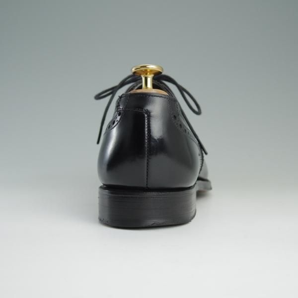 美品★クロケット&ジョーンズ 7E【定価￥85,320-★COVENTRY/セミブローグ】341ラスト/カーフ/黒/メンズ/Crockett&Jones★e167