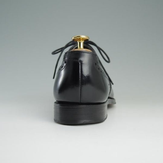 美品★クロケット&ジョーンズ 7E【定価￥85,320-★COVENTRY/セミブローグ】341ラスト/カーフ/黒/メンズ/Crockett&Jones★e167