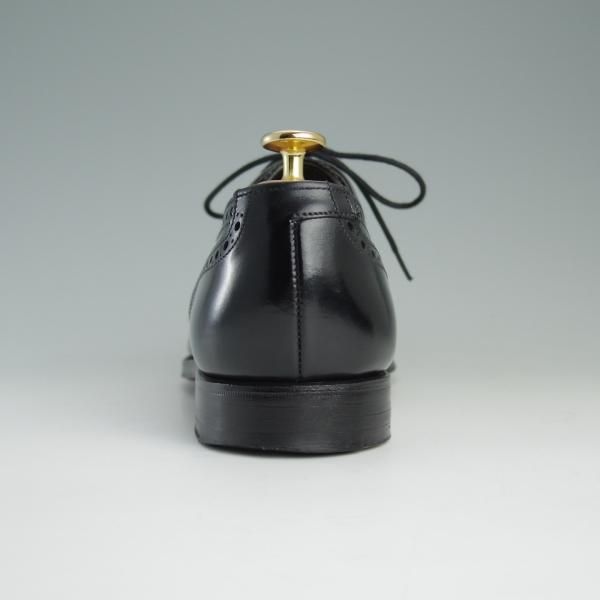 美品★クロケット&ジョーンズ 7E【定価￥85,320-★COVENTRY/セミブローグ】341ラスト/カーフ/黒/メンズ/Crockett&Jones★e167