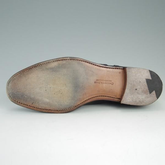 美品★クロケット&ジョーンズ 7E【定価￥85,320-★COVENTRY/セミブローグ】341ラスト/カーフ/黒/メンズ/Crockett&Jones★e167