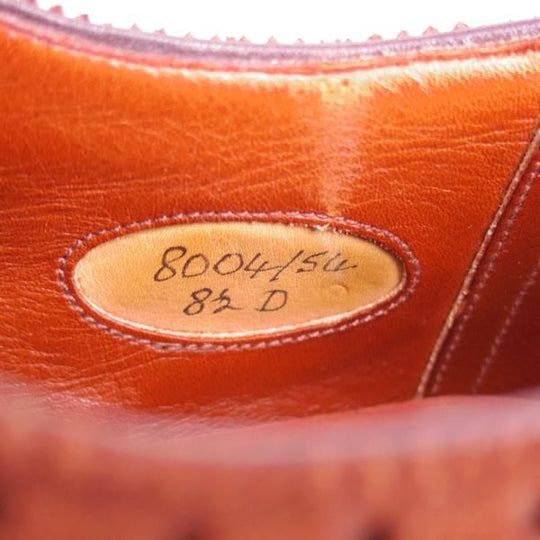 極上★(英)グレンソン 8.5D【最上級★マスターピース/ポールスチュアート別注】セミブローグ/スエード/茶/Stuart's Choice/GRENSON★e168