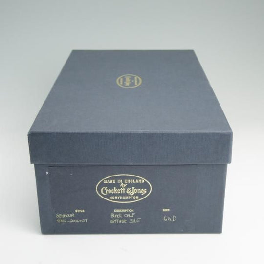 極上★クロケット&ジョーンズ 6.5D【★ハンドグレードライン/SEYMOUR】337ラスト/パリラスト/ダブルモンク/カーフ/黒/Crockett&Jones★e179