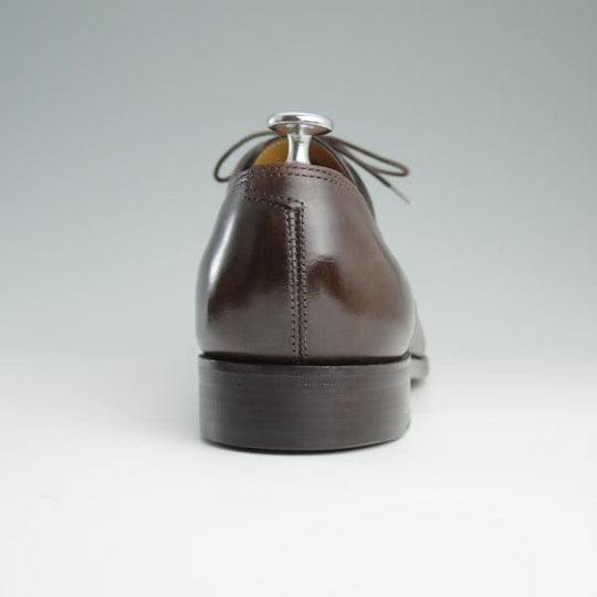 美品★ジョンロブ製 UK8.5【貴重★エルメス別注/HERMES】HARRY/H413ラスト/ストレートチップ/ミュージアムカーフ/茶/メンズ/JOHN LOBB★e182