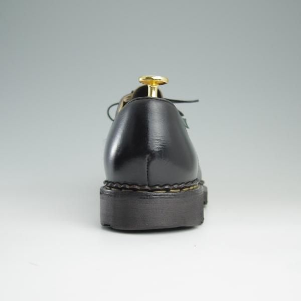 極上★パラブーツ SIZE 41【★ミカエル/MICHAEL】チロリアンシューズ/NOIR/黒/リスレザー/メンズ/マルシェソール/Paraboot★e183