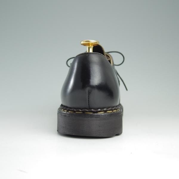 極上★パラブーツ SIZE 41【★ミカエル/MICHAEL】チロリアンシューズ/NOIR/黒/リスレザー/メンズ/マルシェソール/Paraboot★e183