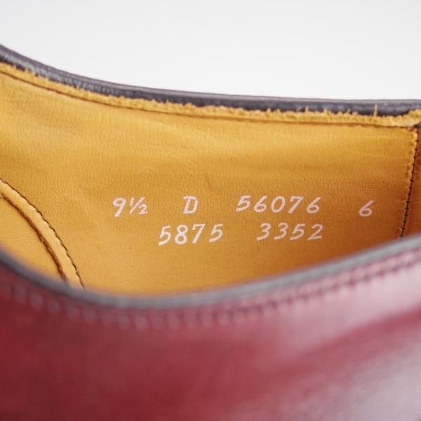 美品★(米)アレンエドモンズ 9.5D【定価￥74,520-★パークアベニュー/Park Avenue】ストレートチップ/カーフ/ALLEN EDMONDS★e184