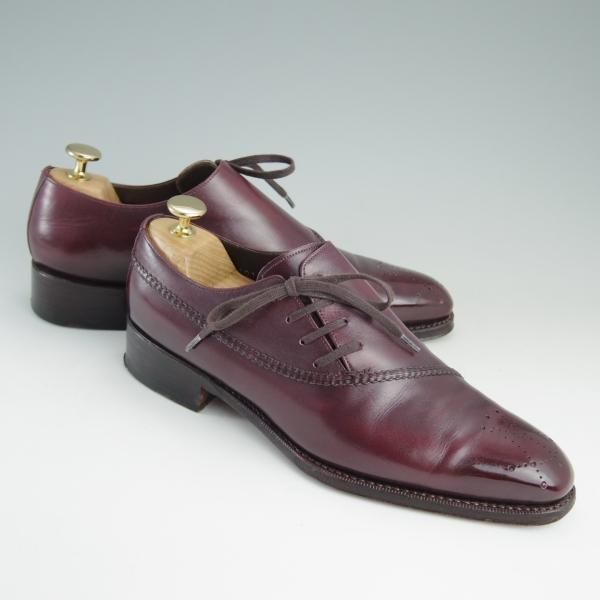 極上★(スペイン製)MEERMIN/メルミン SIZE 5.5 【★グッドイヤーウェルテッド製法/サイドレース】カーフ/赤茶/メンズ★e187