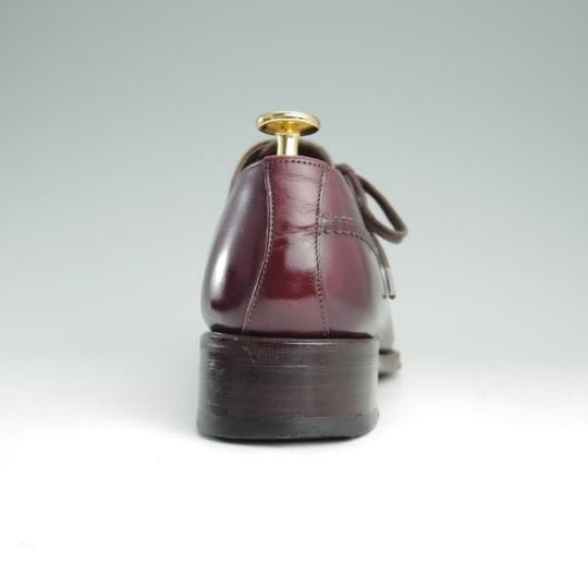 極上★(スペイン製)MEERMIN/メルミン SIZE 5.5 【★グッドイヤーウェルテッド製法/サイドレース】カーフ/赤茶/メンズ★e187