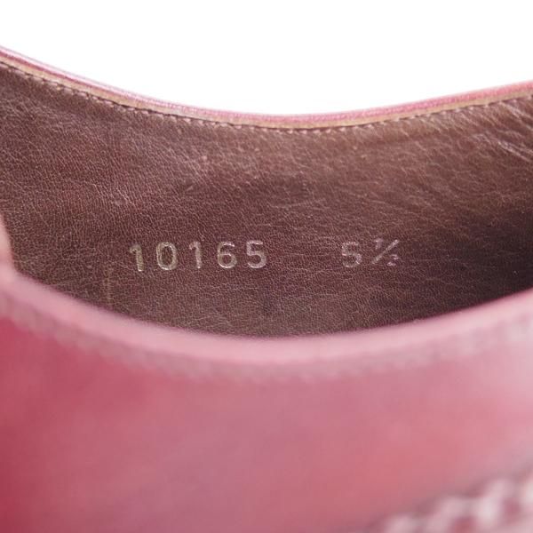 極上★(スペイン製)MEERMIN/メルミン SIZE 5.5 【★グッドイヤーウェルテッド製法/サイドレース】カーフ/赤茶/メンズ★e187