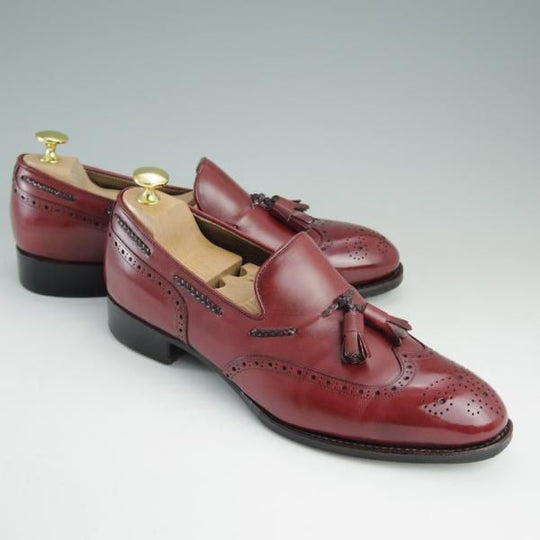 極上★シェットランドフォックス SIZE 6【定価￥64,800-★ケンジントンシリーズ/3044SF】タッセルローファー/赤茶/Shetlandfox★e188