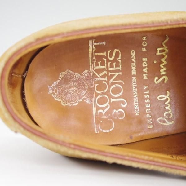 極上★クロケット&ジョーンズ 8E【★(英)ポールスミス別注/Paul Smith】DARTMOUTH/318ラスト/プレーントゥ/Vフロント/Crockett&Jones★e192